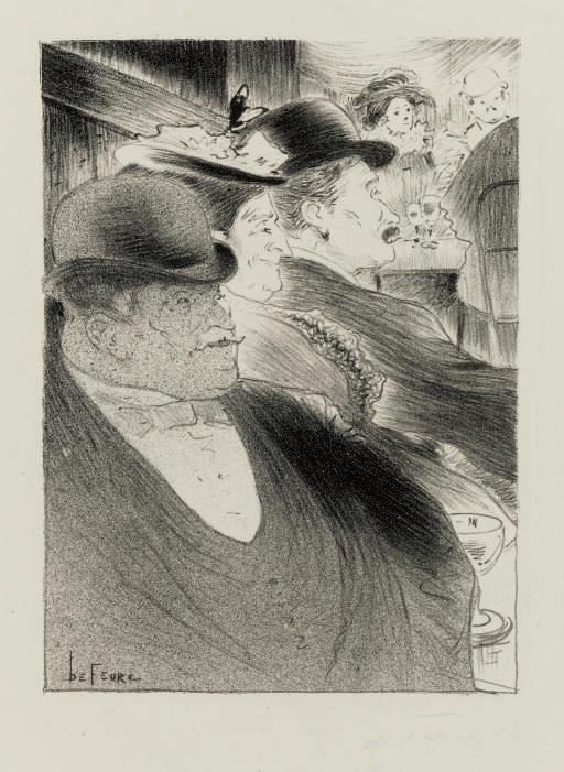 Georges de Feure - Cabaret á Montmartre