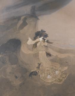 Georges De Feure - French Elegantes Sur La Plage