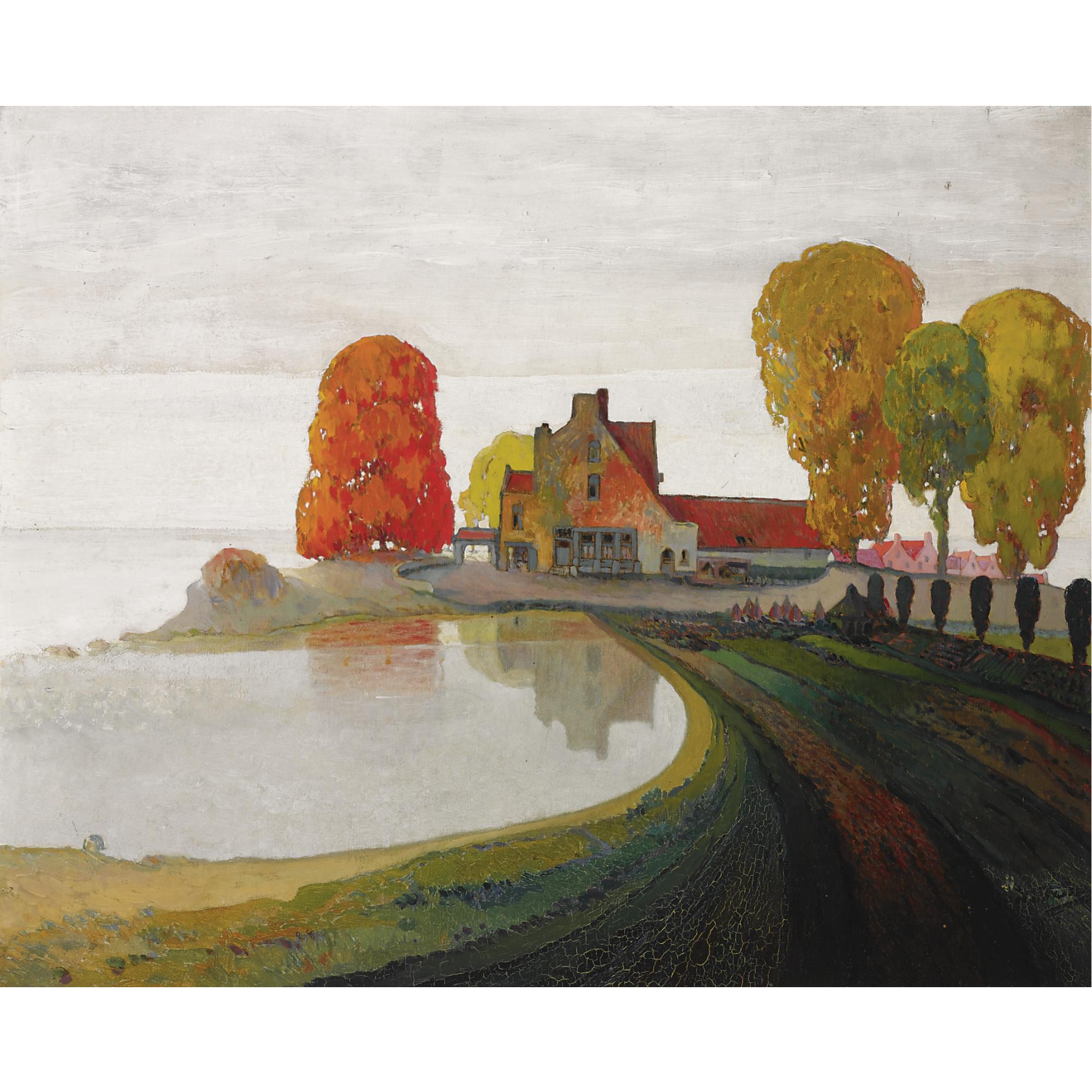 Georges de Feure - French Ferme Au Bord Du Zuydersee