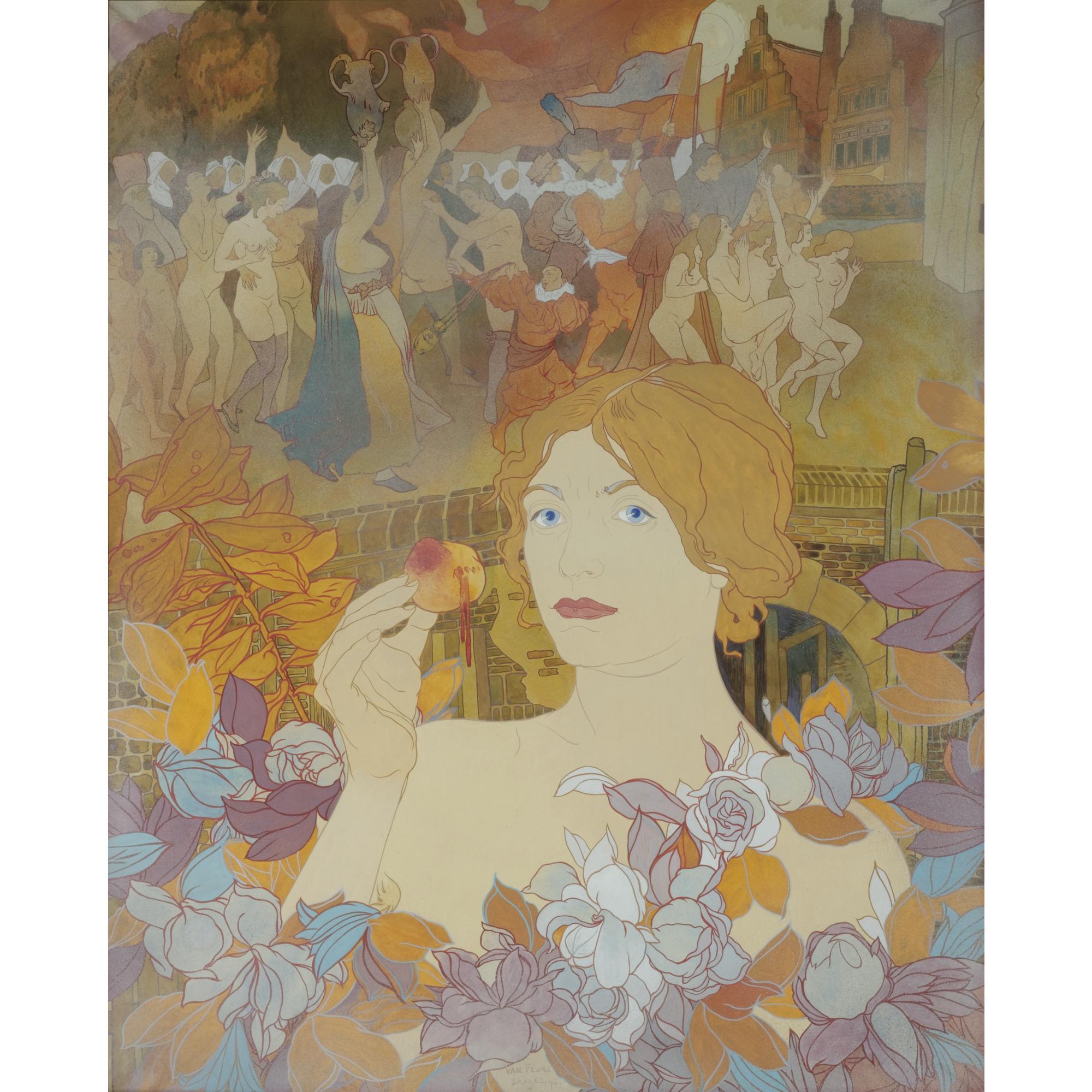 Georges de Feure - French Le Fruit Defendu