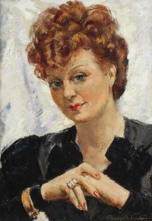 Georges de Pogedaieff - Portrait of a young woman