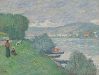 Georges D\'Espagnat - Bord de la Seine à Meulan