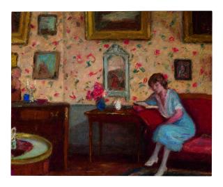 Georges D\'Espagnat - Femme Dans Un Intérieur