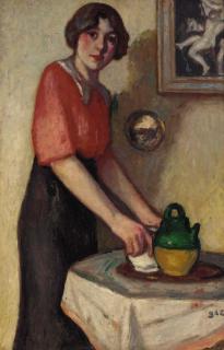 Georges D\'Espagnat - Jeune femme à la cruche