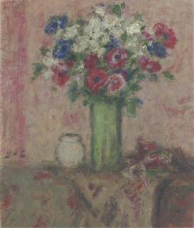 Georges d\'Espagnat - VASE de ANÉMONES