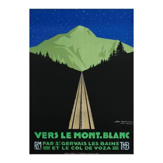 Georges Dorival - Vers Le Mont-Blanc. Plm . Tmb. Morning, Noon And Eve.
