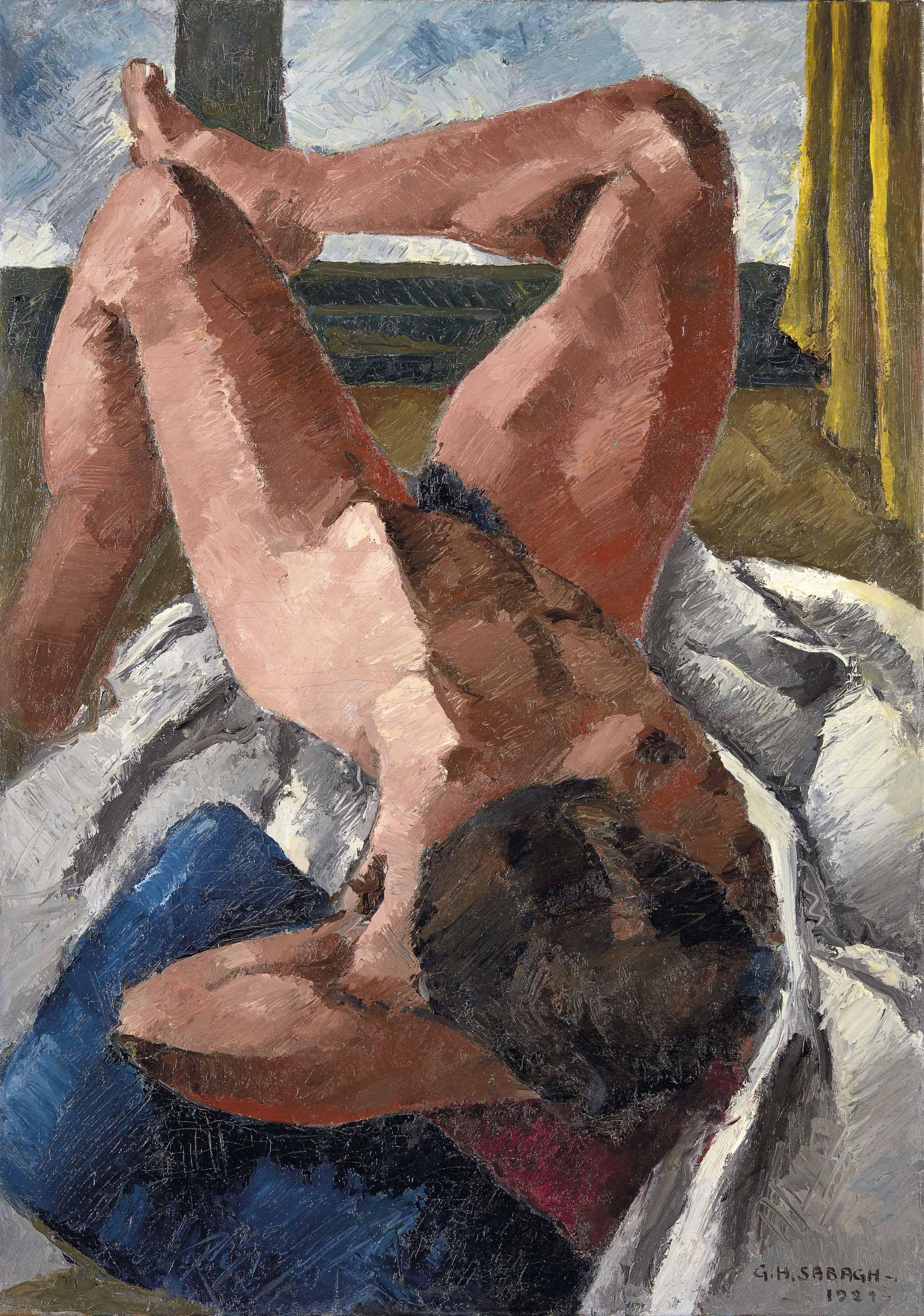 Georges Hanna Sabbagh - Nu allongé