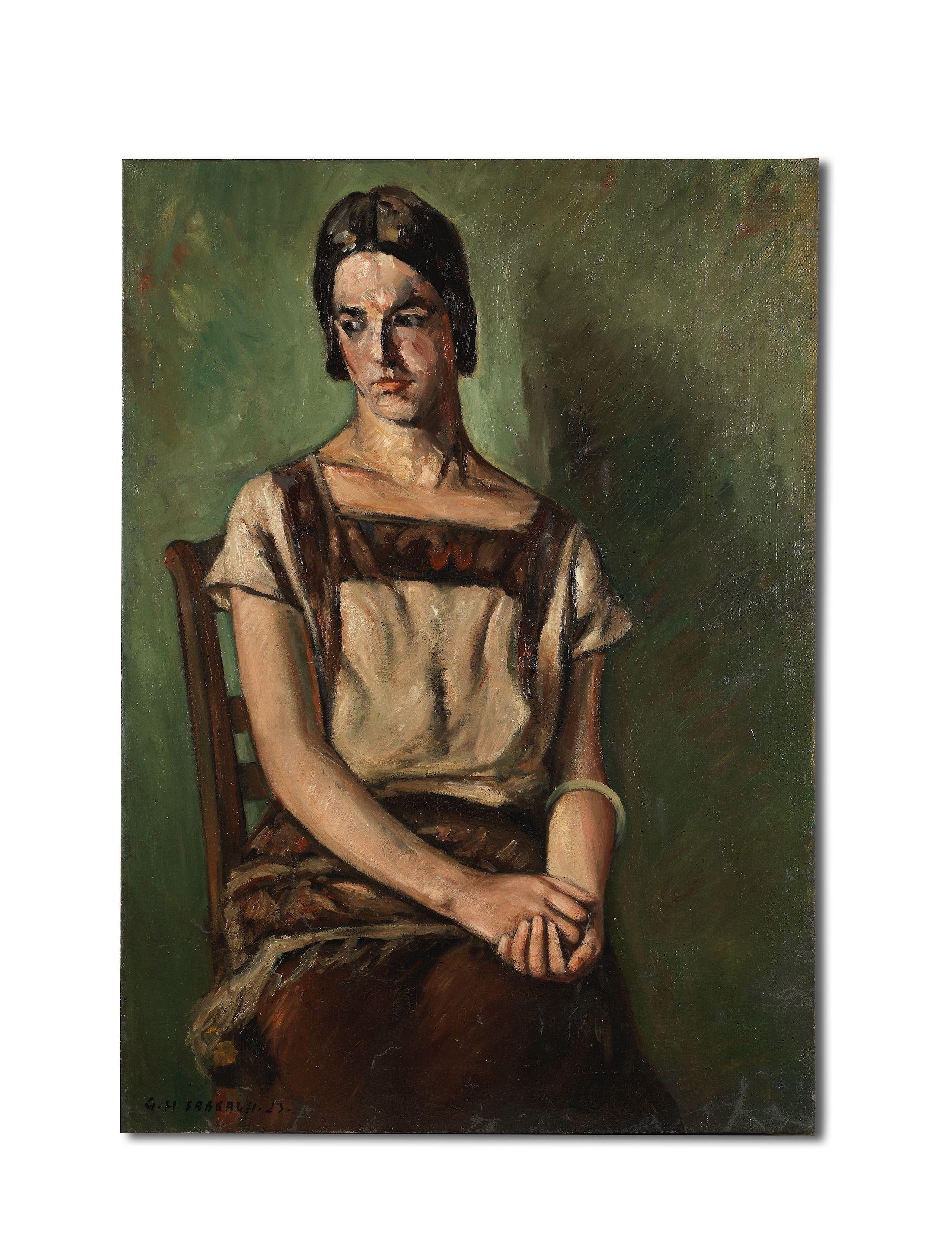 Georges Hanna Sabbagh - Seated Woman