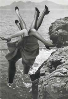 Georges Hugnet - Sans Titre (Jambes Et Rochers), 1936/37Unique Paper Collage. Accompanied By A Certificate Of Authenticity By Mme. Georges Hugnet.