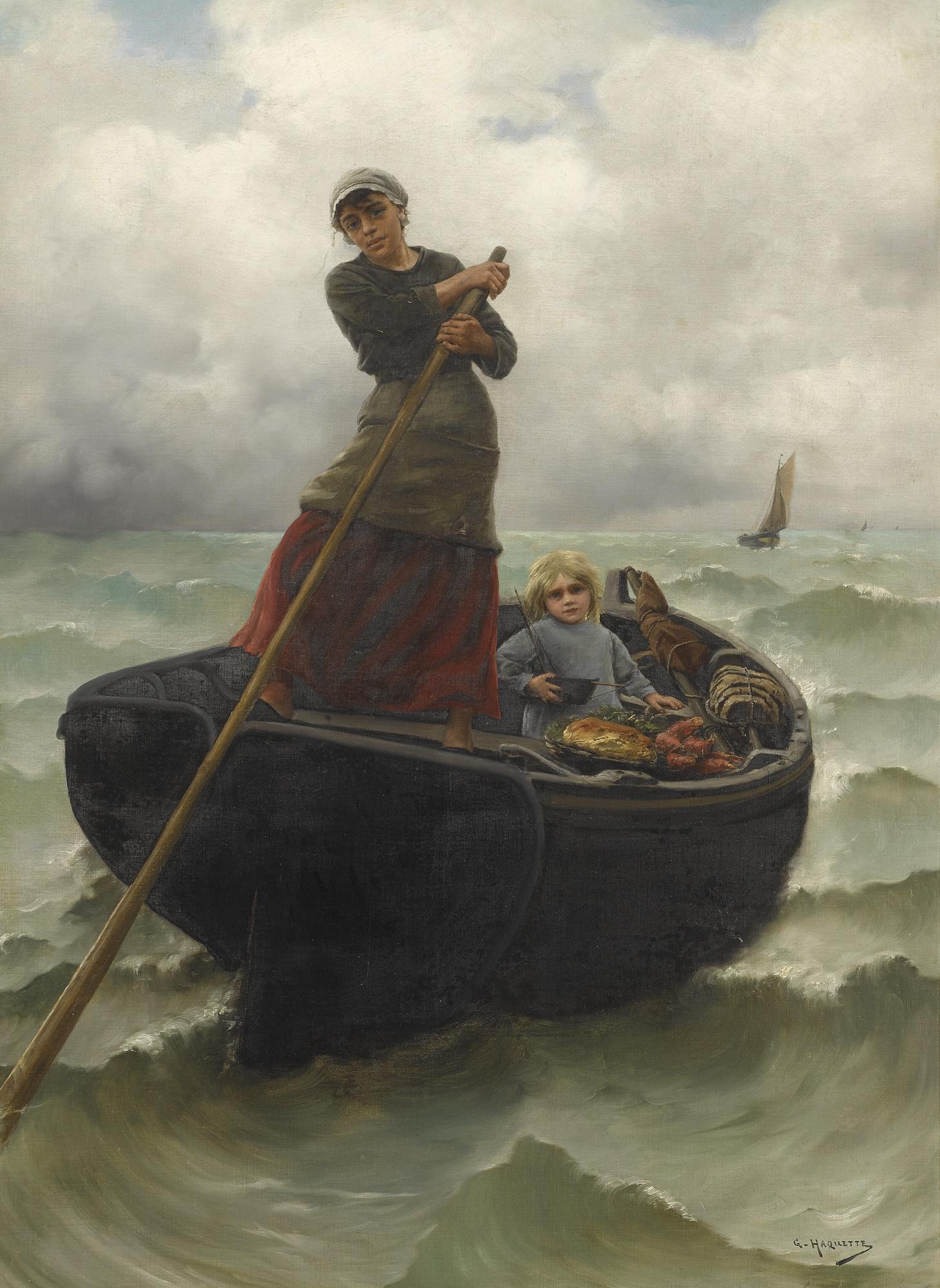Georges-Jean-Marie Haquette - French the Fisherman\'S Wife