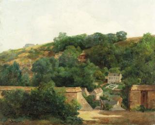 Georges Jeannin - Atop the stairs