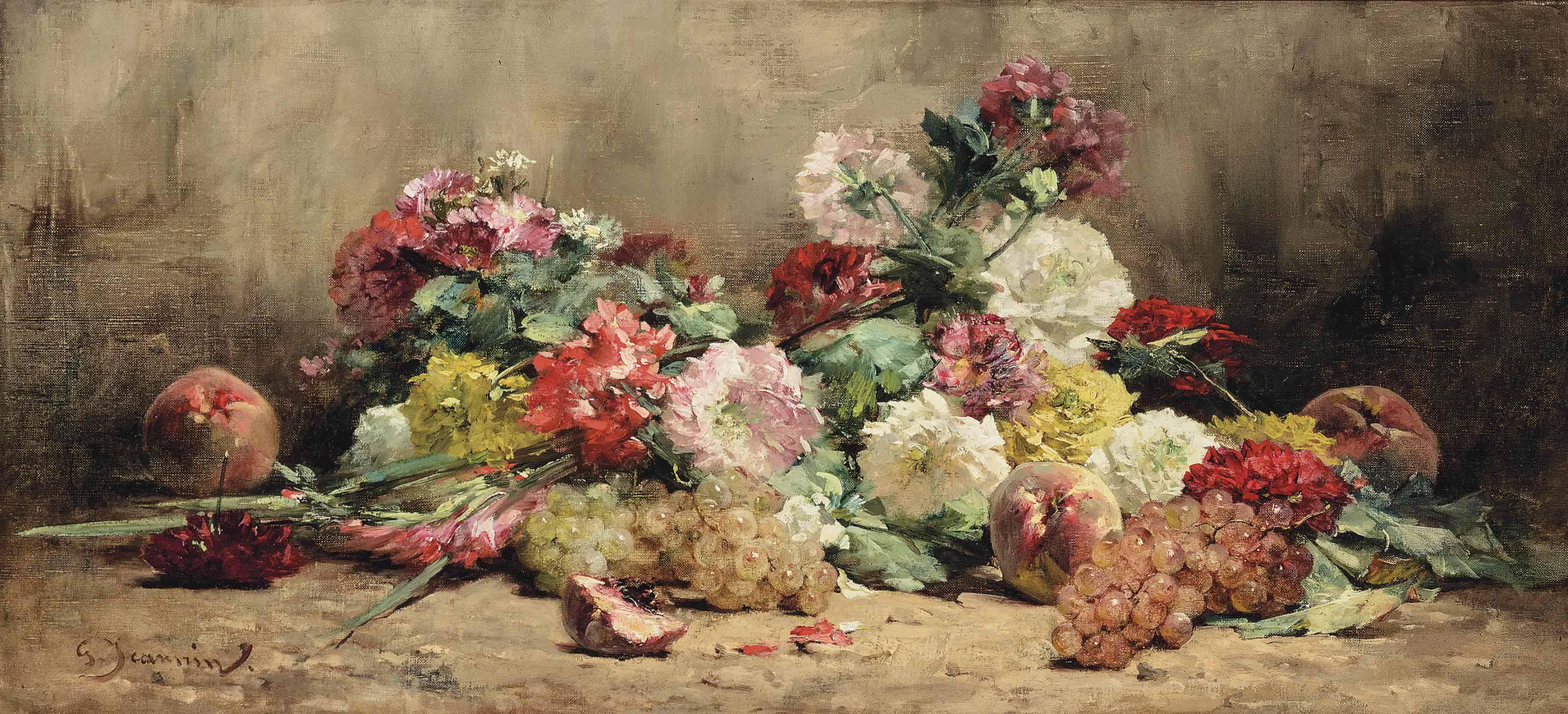 Georges Jeannin - Flowers and fruit