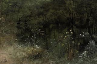 Georges Jules Victor Clairin - A Lake with Naiads