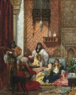 Georges Jules Victor Clairin - French The Sultan\'S Favorites