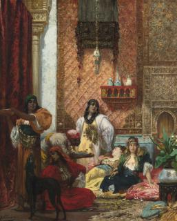 Georges Jules Victor Clairin - French the Sultan\'S Favorites