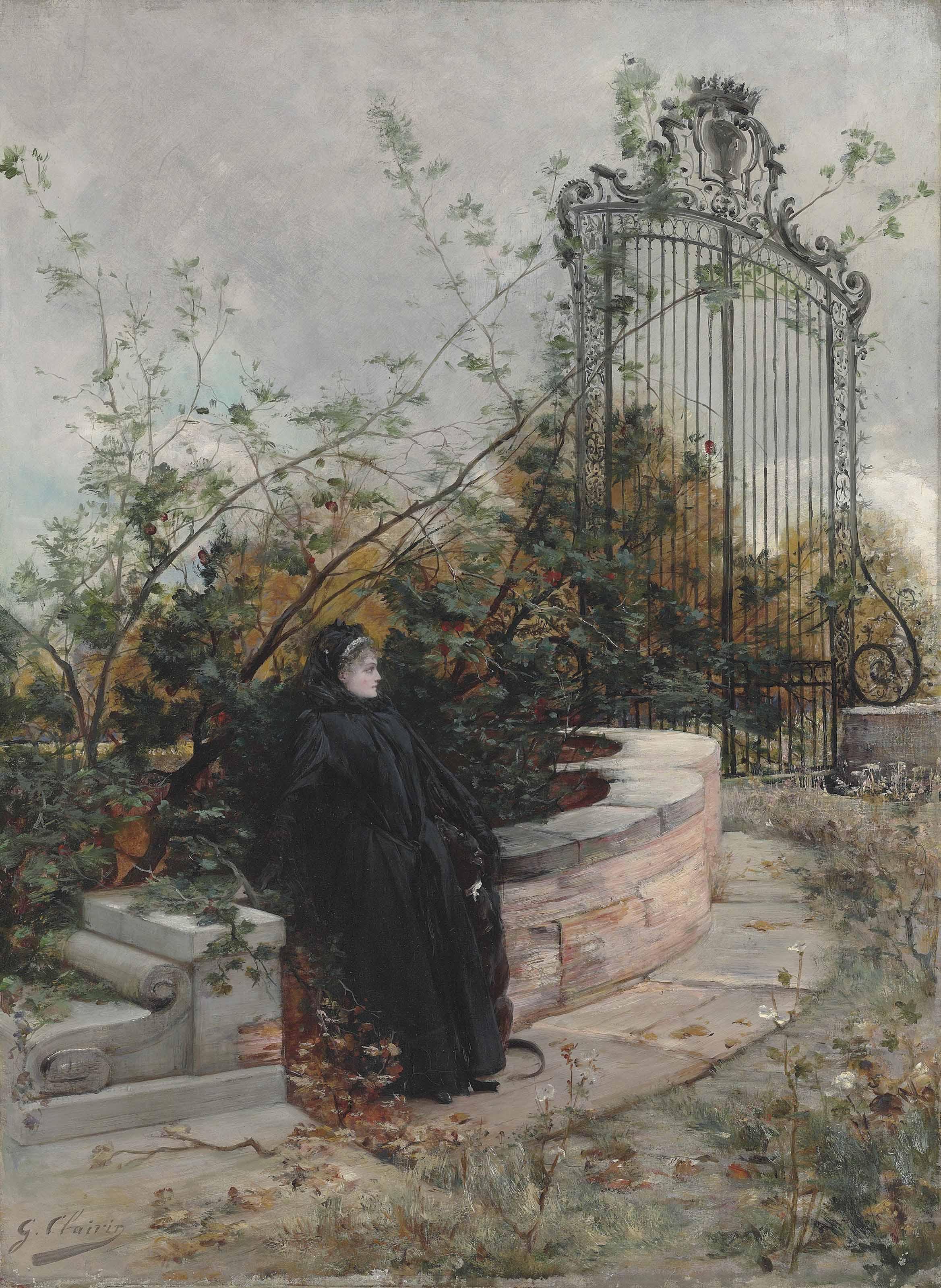 Georges Jules Victor Clairin - La Comtesse De Castiglione