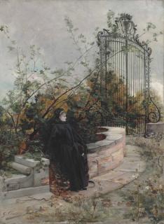 Georges Jules Victor Clairin - La Comtesse De Castiglione
