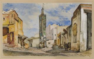 Georges Jules Victor Clairin - Mosquée des Isawia, Tanger