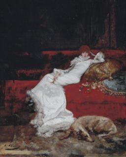 Georges Jules Victor Clairin - Portrait of Sarah Bernhardt
