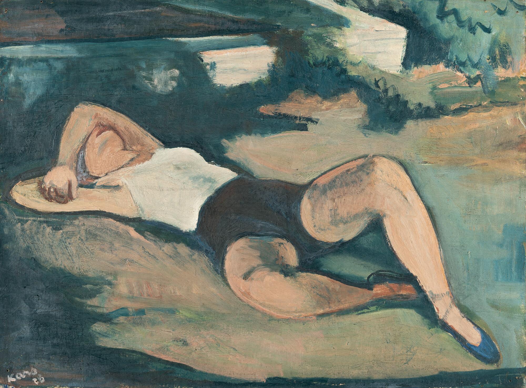 Georges Kars - La baigneuse