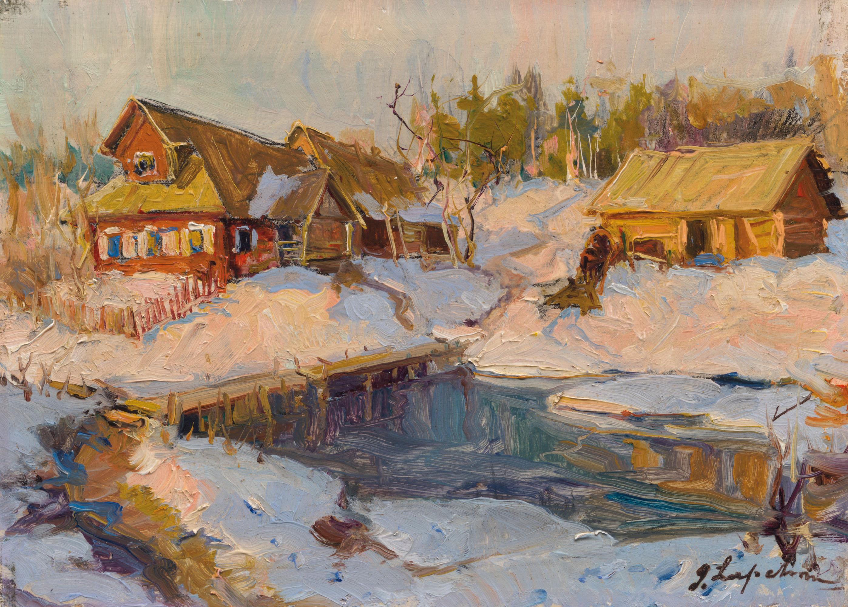 Georges Lapchine - La Russie Enneigée