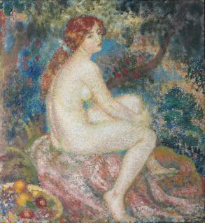 Georges Lemmen - Femme rousse