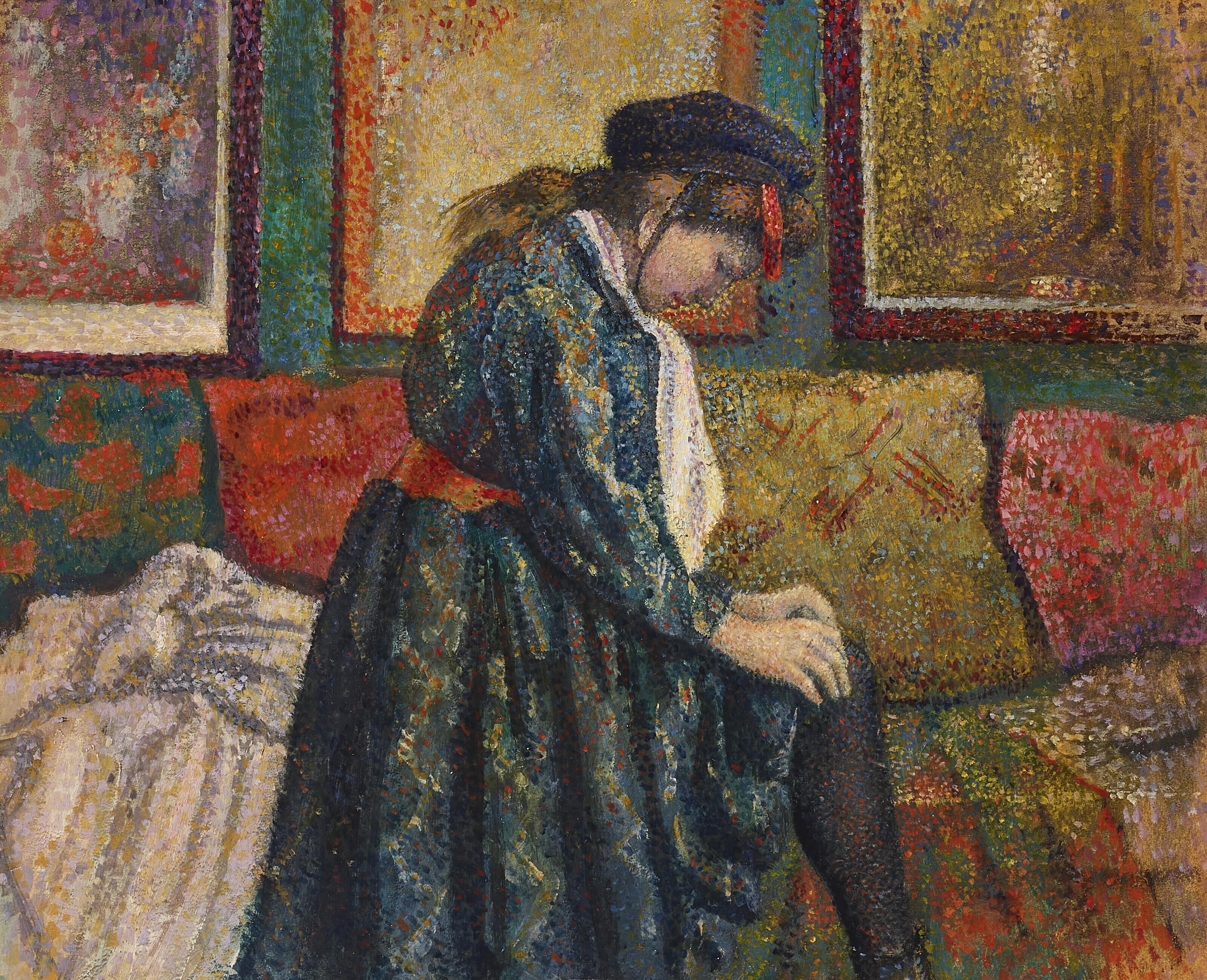 Georges Lemmen - La Jarretière