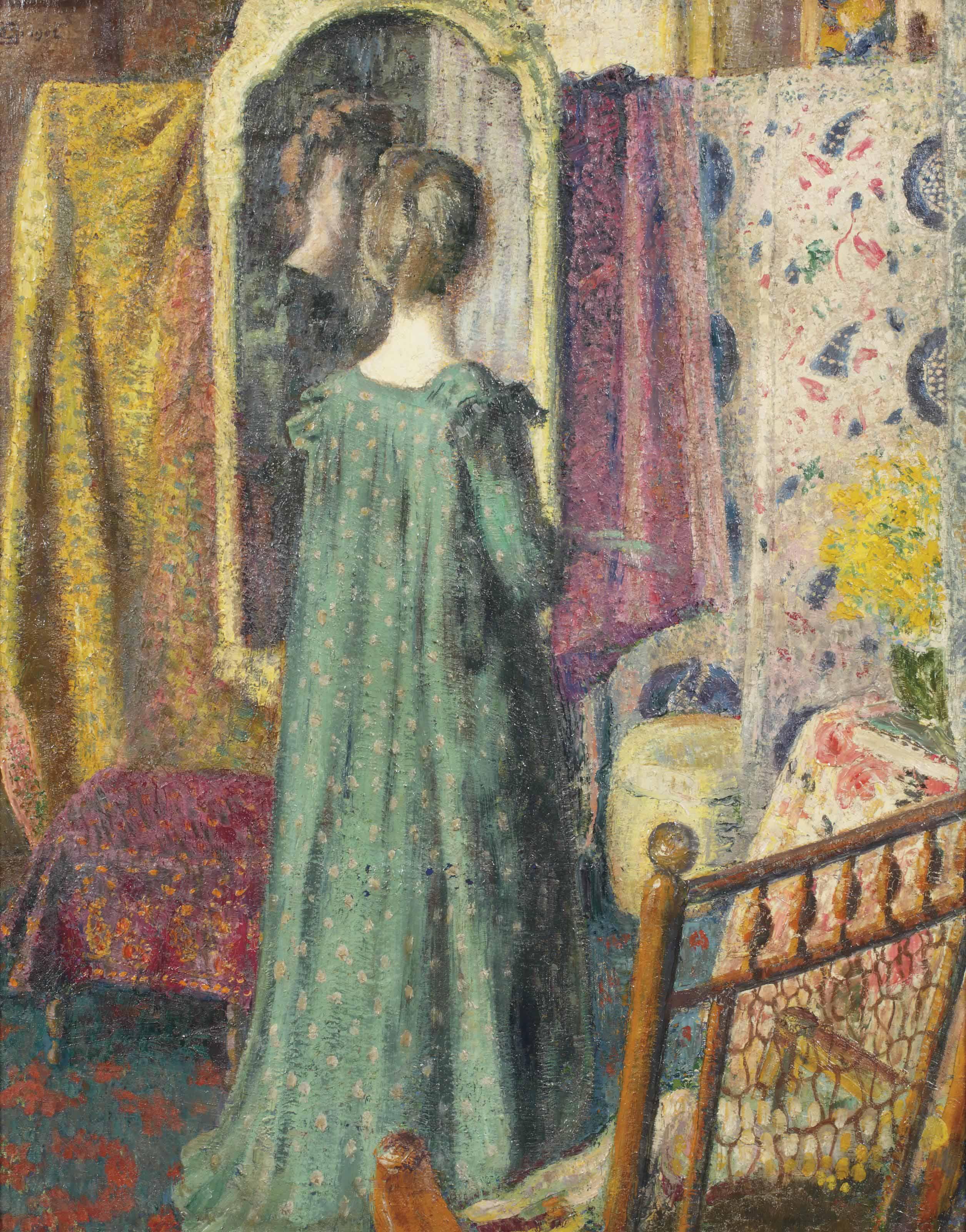 Georges Lemmen - Lady In Front Of A Mirror