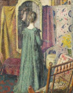 Georges Lemmen - Lady In Front Of A Mirror
