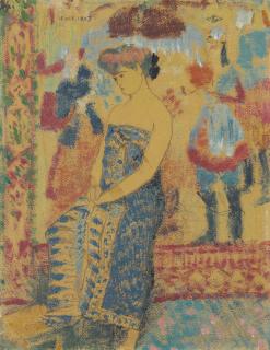 Georges Lemmen - Nu à la draperie