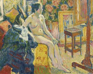 Georges Lemmen - Nu à l\'atelier