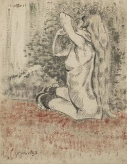 Georges Lemmen - Nu assis