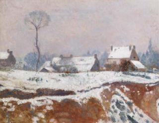Georges Lemmen - Paysage sous la neige - Landscape in winter