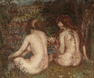 Georges Lemmen - Two Nudes Bathing
