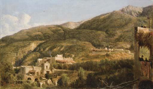 Georges-Loring Brown - Vue de L\'Arrière-Pays À Ischia, Italie