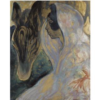 Georges Manzana Pissarro - Femme Avec Un Cheval