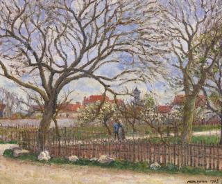 Georges Manzana-Pissarro - La Promenade À Louveciennes