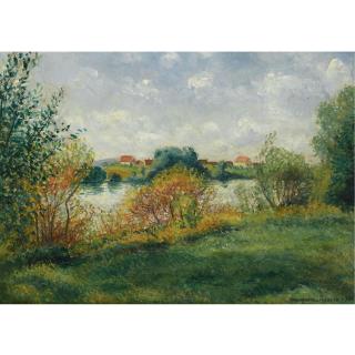 Georges Manzana Pissarro - La Seine A Mousseaux