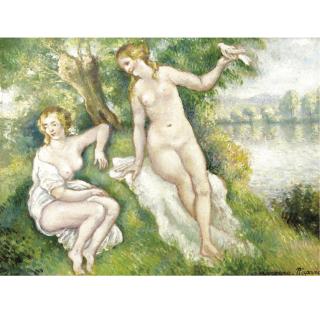 Georges Manzana Pissarro - Les Baigneuses