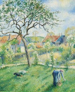 Georges Manzana Pissarro - Pommiers En Fleurs