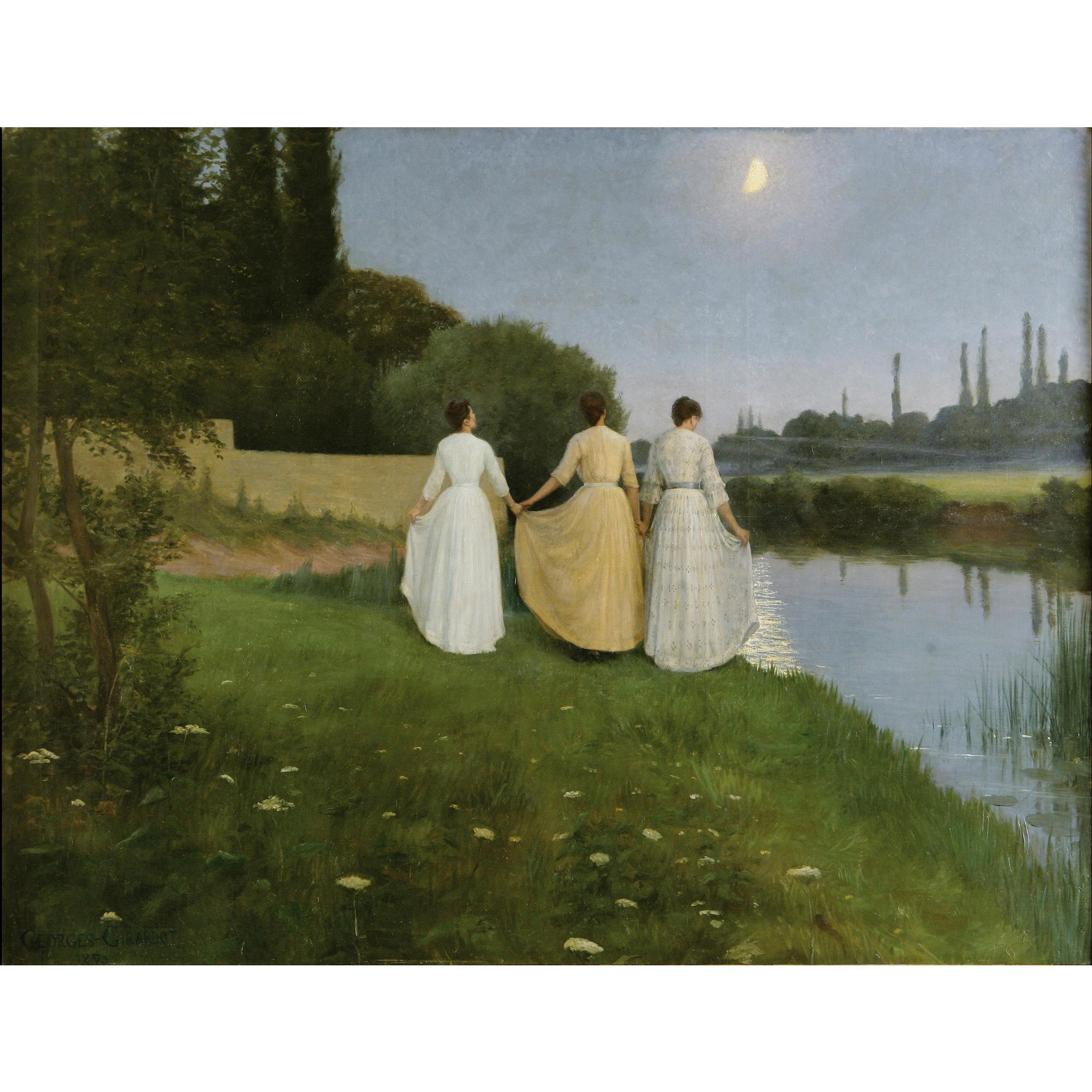 Georges-Marie-Julien Girardot - Les Révérences À La Lune (Crépuscule)