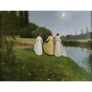 Georges-Marie-Julien Girardot - Les Révérences À La Lune (Crépuscule)