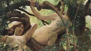 Georges-Marie-Julien Girardot - Sleeping tree nymphs