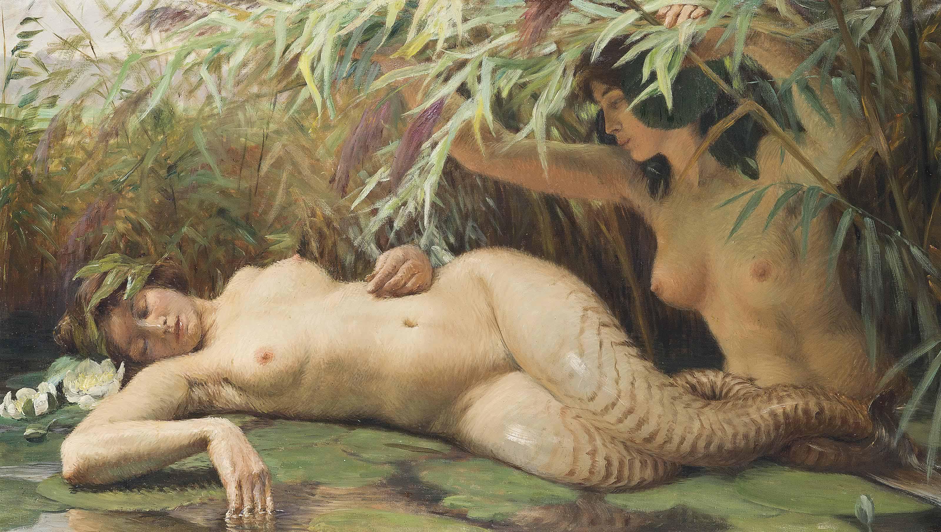 Georges-Marie-Julien Girardot - Water nymphs