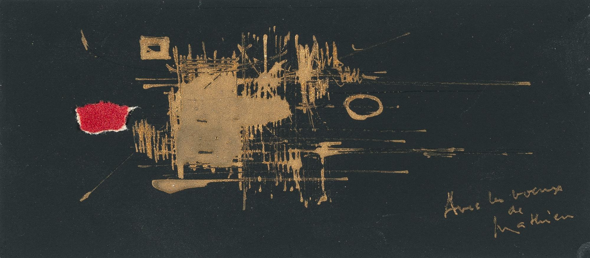 Georges Mathieu - Abstrakte Komposition