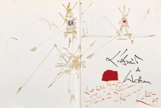 Georges Mathieu - Composition (Painted In 1975)