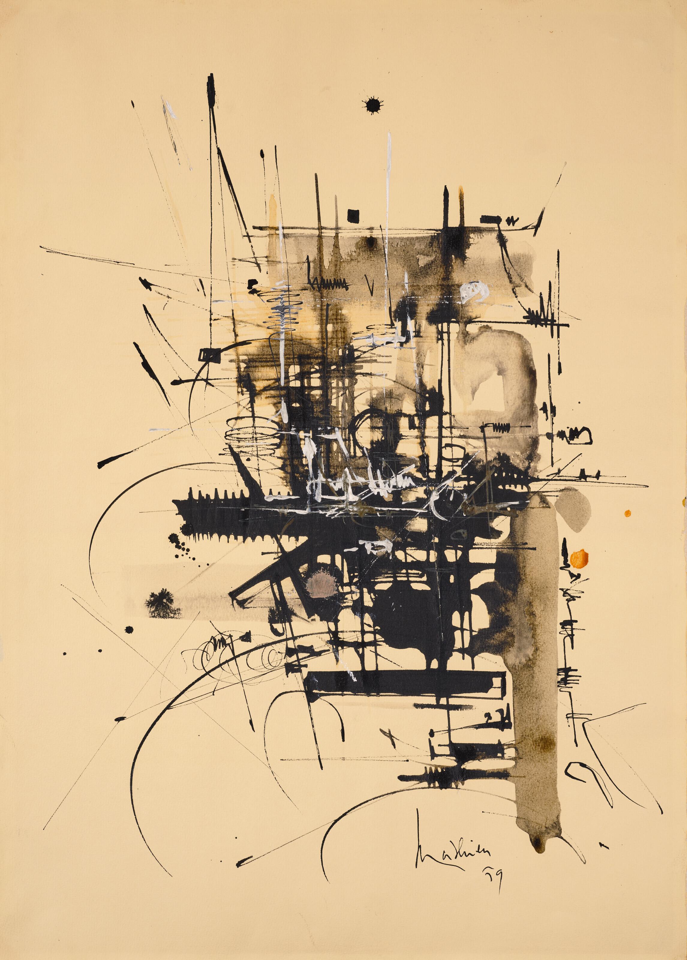 Georges Mathieu - Composition