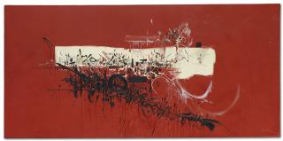 Georges Mathieu - Hugues de Payens fonde l’ordre du Temple