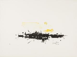 Georges Mathieu - Ohne Titel (Ansicht von Köln).