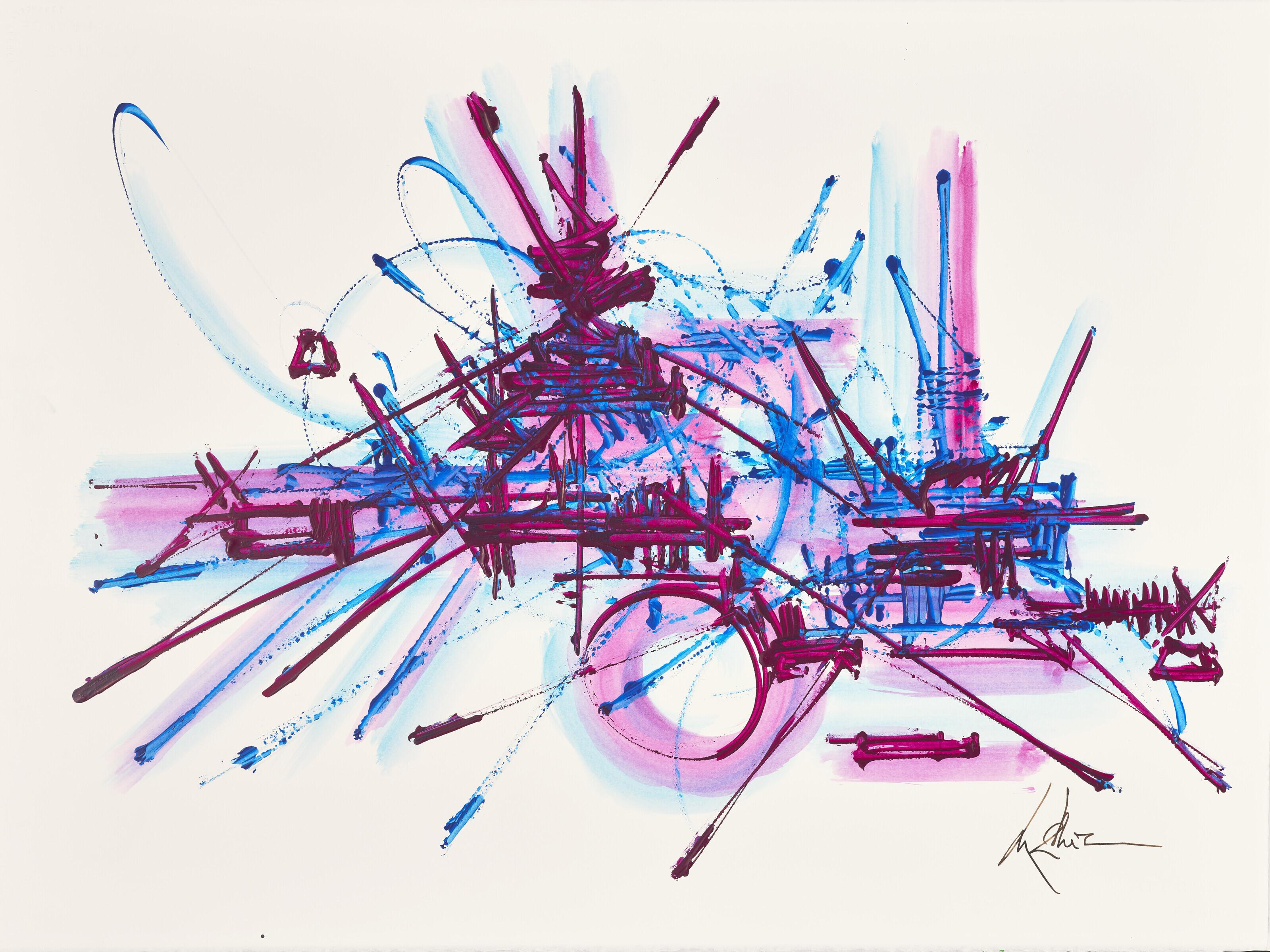 Georges Mathieu - Pleurs sauvages